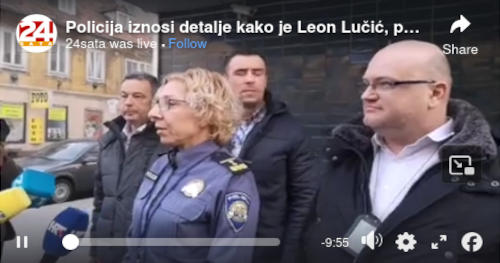 policija - konferencija za medije